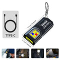 Mini Rechargeable COB Keychain Flashlight 800 Lumen EDC