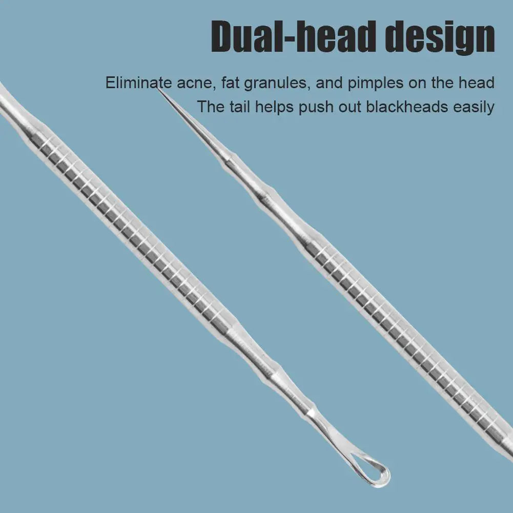 Pimple Extractor Acne Needle Tool Blackhead Comedone Removal Pimple Popper Tool for Face Nose Blackhead Extractor Tool Stainless Oasis Select