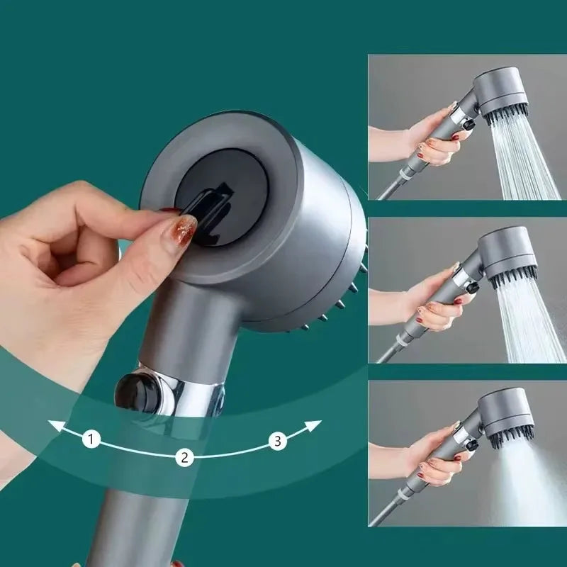 Shower head Shower Filter with Four Modes Bathroom Accessories Head Massage Shower Accessories Shower Knobs Home Furnishings Oasis Select