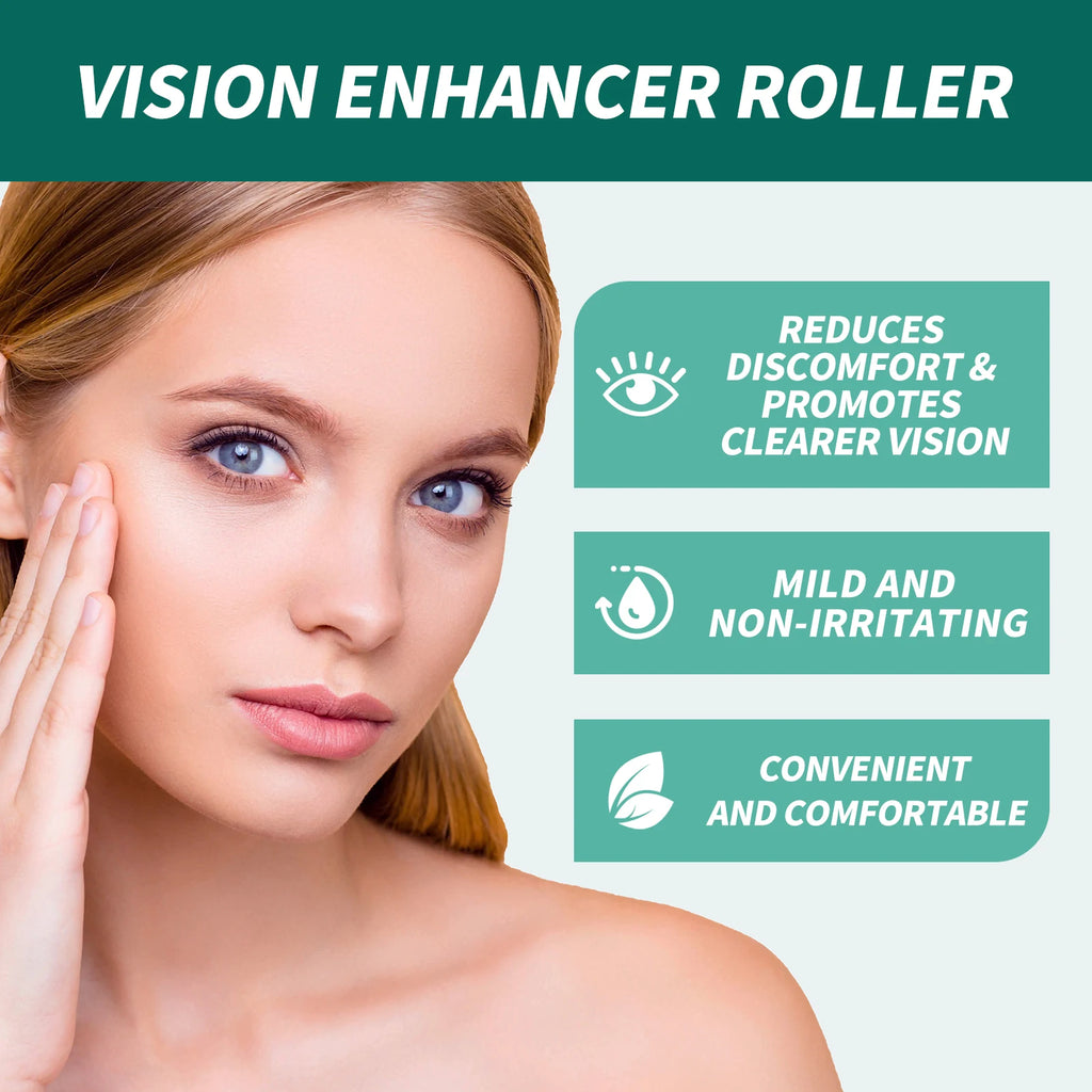 Eye Massage Roller – Acupressure Eye Care & Moisturizing Serum Eye Massage Roller Oasis Select