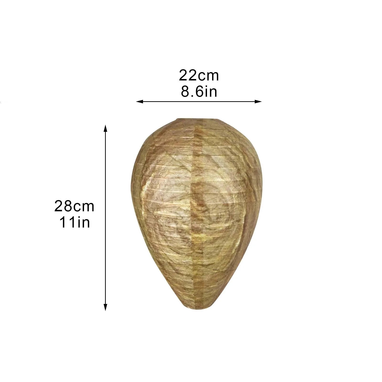 Hanging Wasp Nest Decoy – Waterproof Fake Beehive Deterrent Wasp Nest Decoy Oasis Select