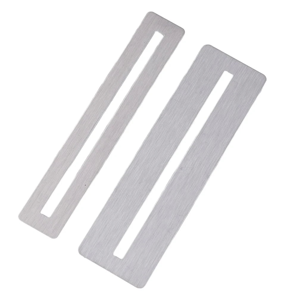 2 Pcs Guitar Fretboard Guard Fingerboard Protector Tool For Guitar Bass Luthier Tools Stainless Steel Bass Fingerboard Guard Oasis Select 2PCS