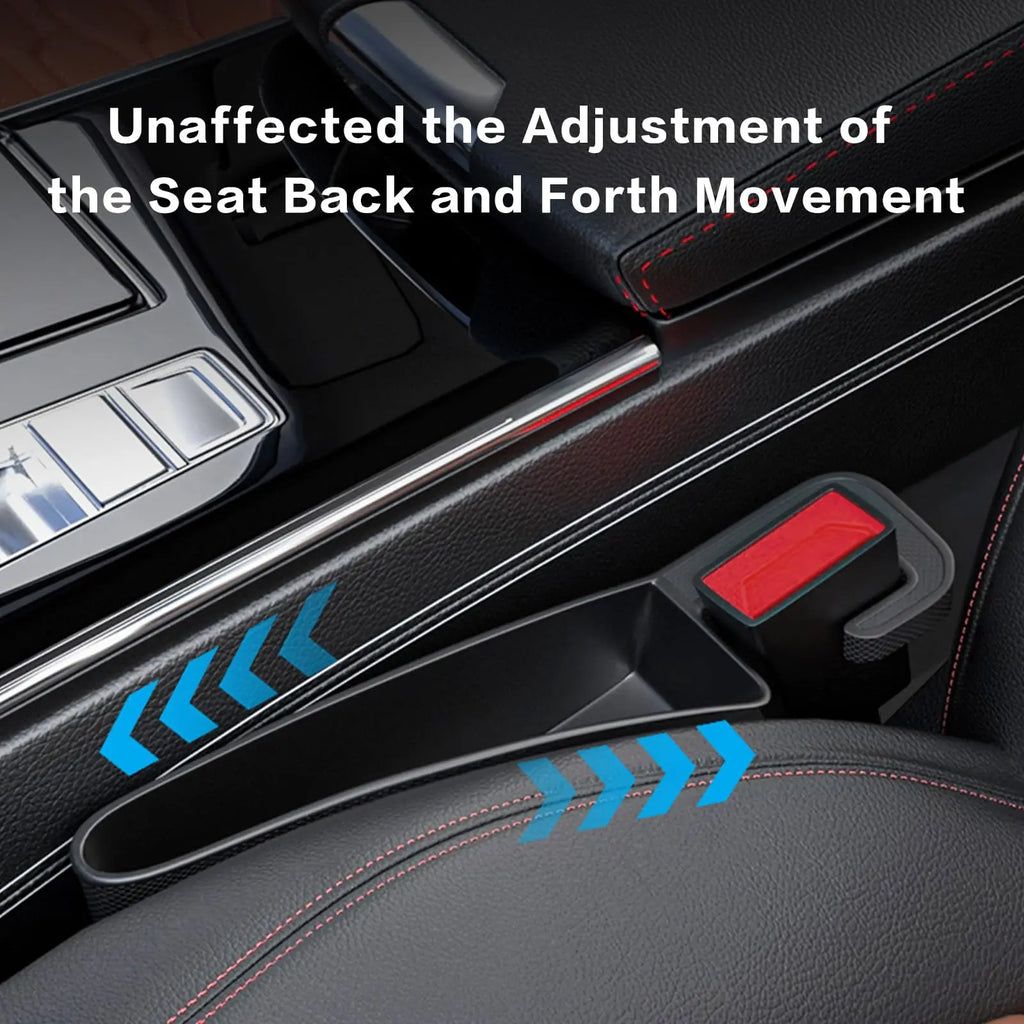 Car Seat Gap Filler Organizer Box with Charging Cable Slot