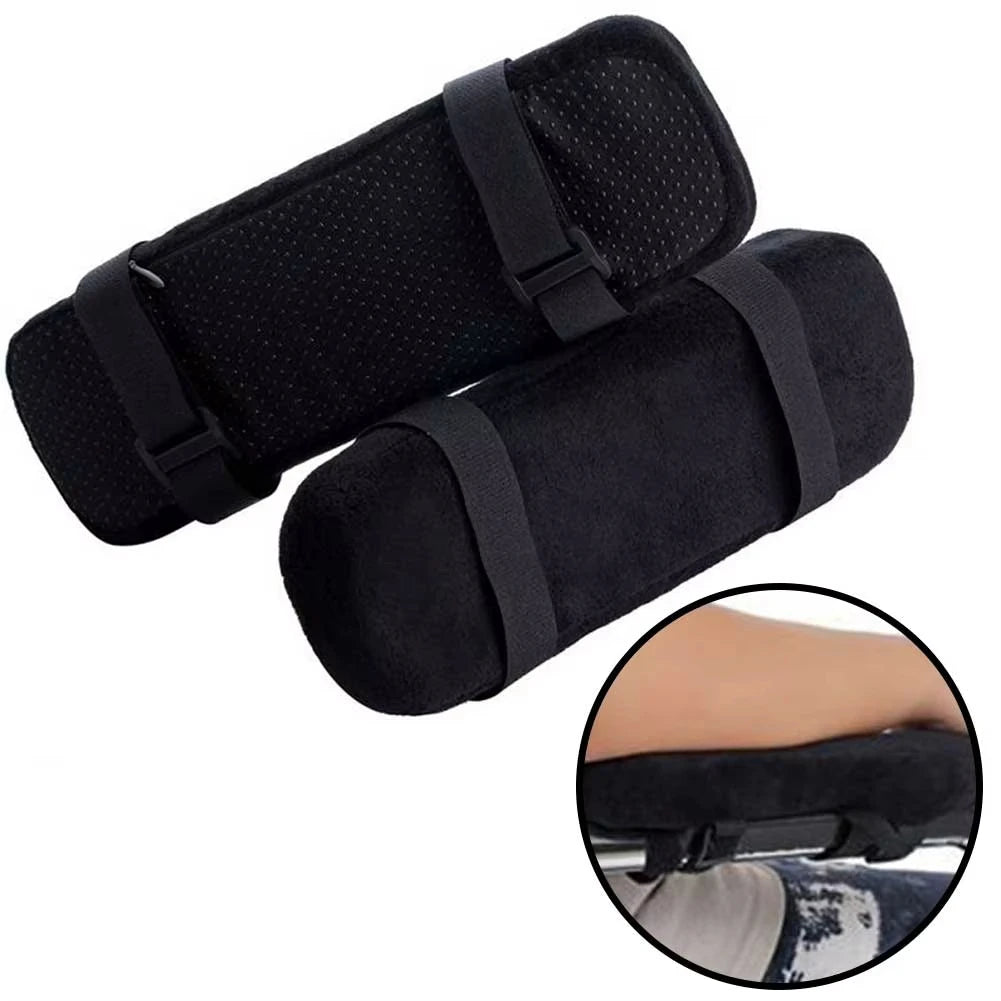 2pcs Office Chair Arm Pads,Soft PU Sponge Arm Rest for Desk Chair Gaming Chair,Arm Rest Cover Elbow Support,Removable Cleaning Oasis Select