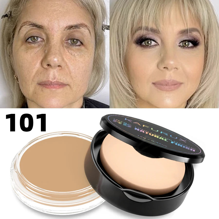 KAFURUX High Coverage Foundation Concealer Cream – 9 Shades