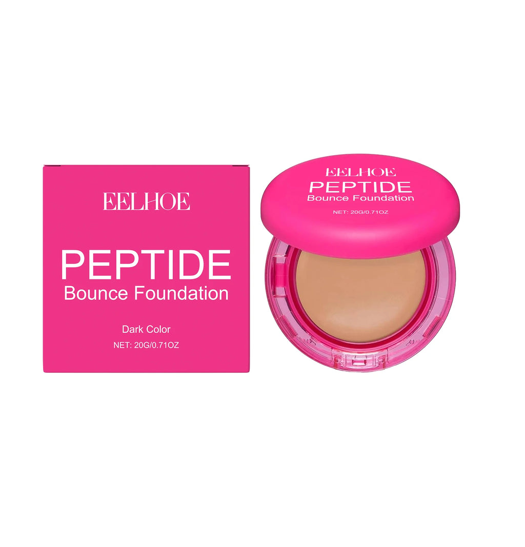 Peptide Bounce Balm Foundation Lasting Full Coverage Concealer Covers Spot Blemishes Brightening Oil Control Makeup Base Cream Oasis Select Dark Skin