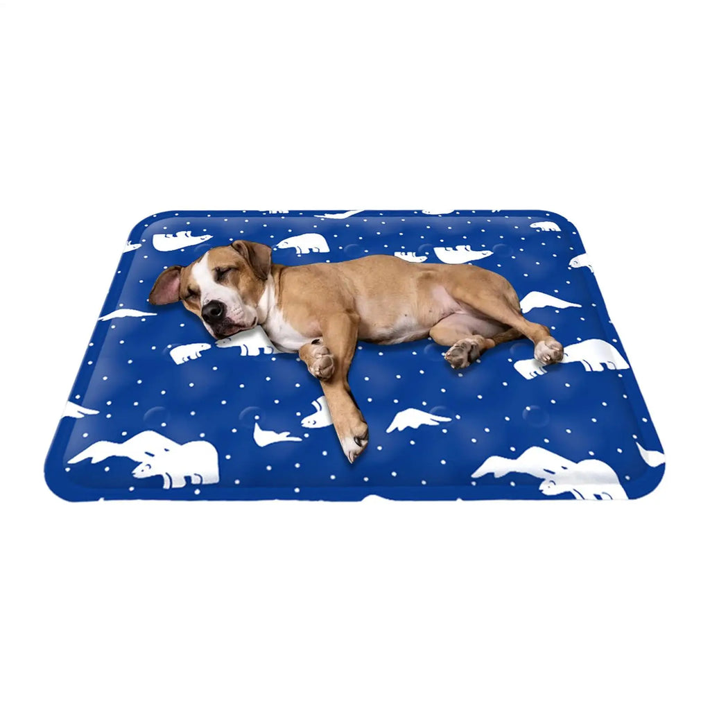 Pet Dogs Cat Summer Cooling Pad Mat Washable Foldable Puppy Big Dog Ice Cooling Bed Mattress Cool Mascotas Cushion Blanket