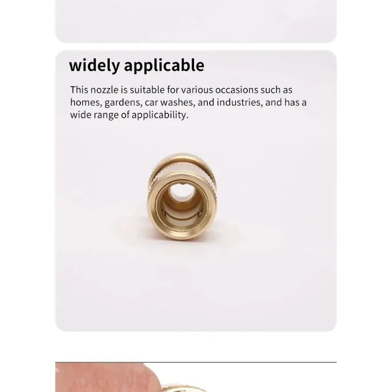 4-way Water Quick Connector High Pressure Quick Coupling For Car Washer Water Gun Adapter Joints Garden Irrigation Accessories Oasis Select