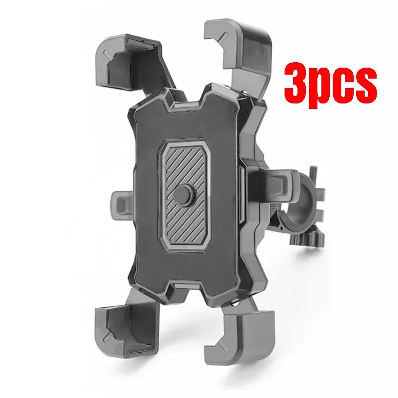 Bike Moto Rearview Mirror Handlebar Mount Stand 360° Rotatable Bicycle Phone Holder for iPhone Xiaomi Bracket Non-slip Cycling Oasis Select Bike 3PCS