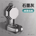 Shower Head Support Mural Douche Suction Cup Holder 360° Adjustable Plating Shower Rail Head Holder Bathroom Wall Mount Bracket Oasis Select Grey Holder