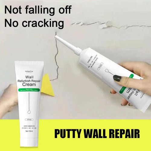150g Wall Repair Agent Wall Repair Paste Crack Nail Eye Repair Cream Quick-drying Waterproof Mildewproof Smooth Patch Recovery Oasis Select