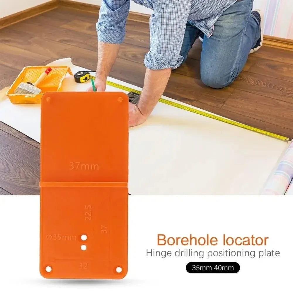 35/40mm Hinge Hole Drilling Guide | Cabinet Door Punch Locator