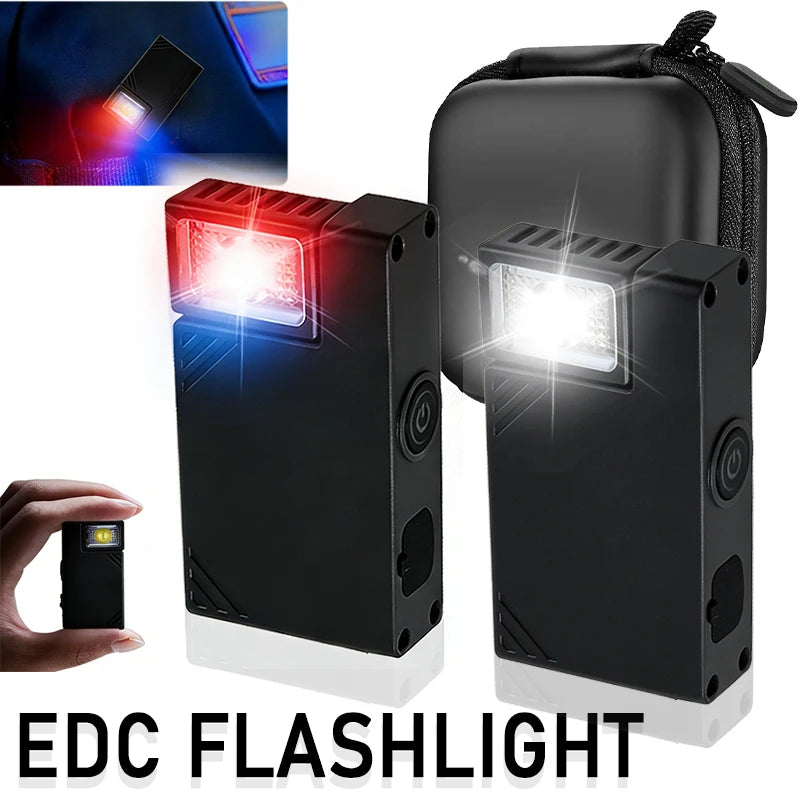 ZHIYU Mini EDC Flashlight 800LM LED COB USB-C Rechargeable