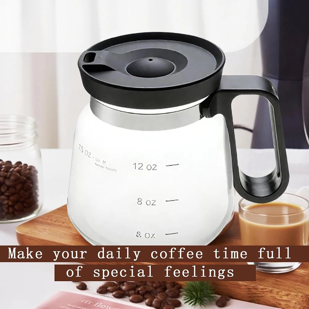 Coffee Pot Shaped Glass Mug – 16oz Borosilicate | Unique Gift