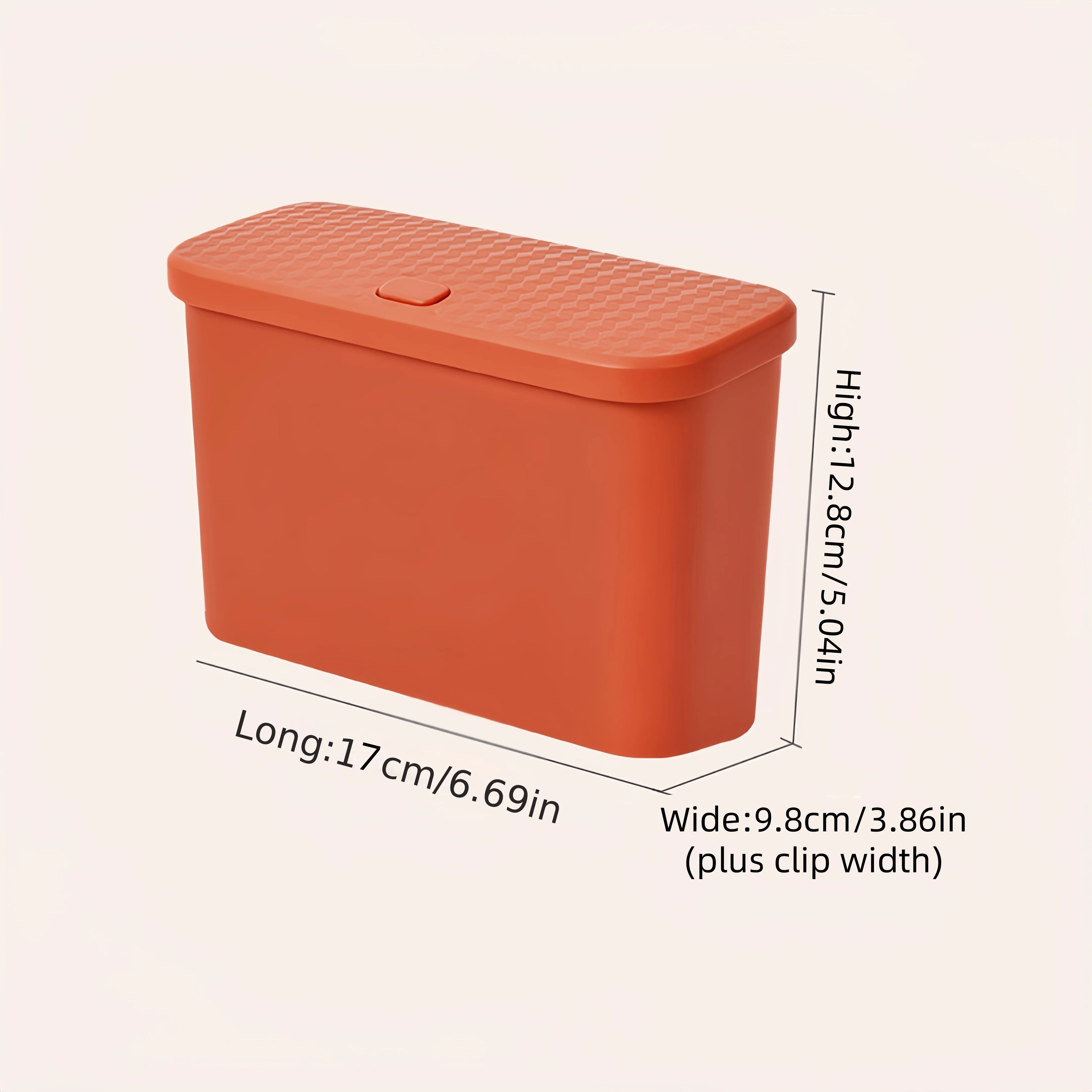 Hanging Car Trash Can with Lid – Waterproof Wet & Dry Organizer