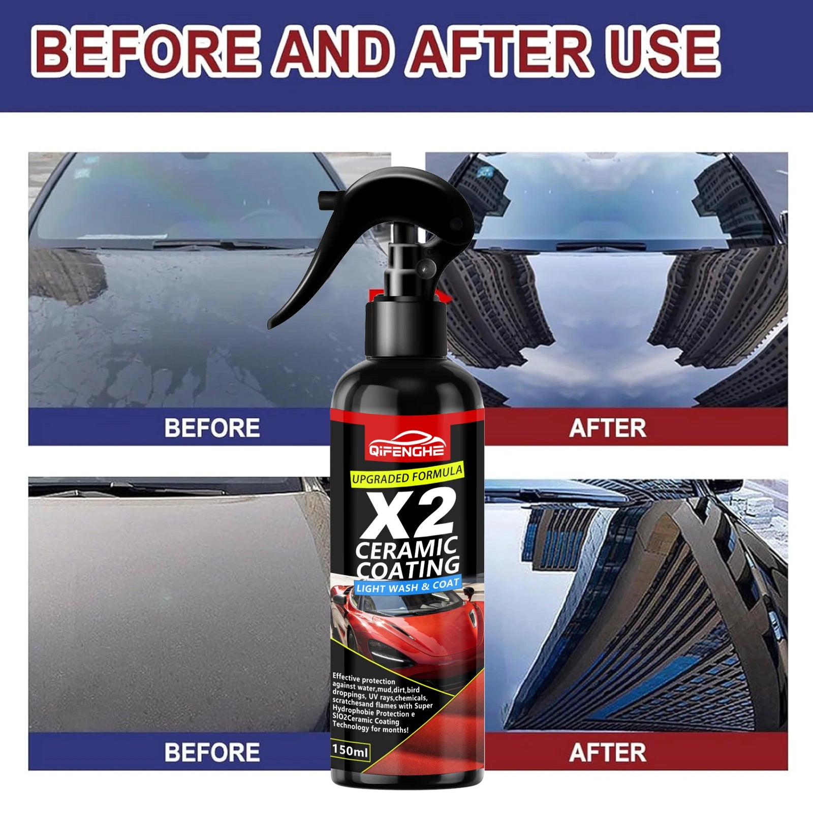 Nanoceramic Coating Spray – Car Polish & Paint Protection