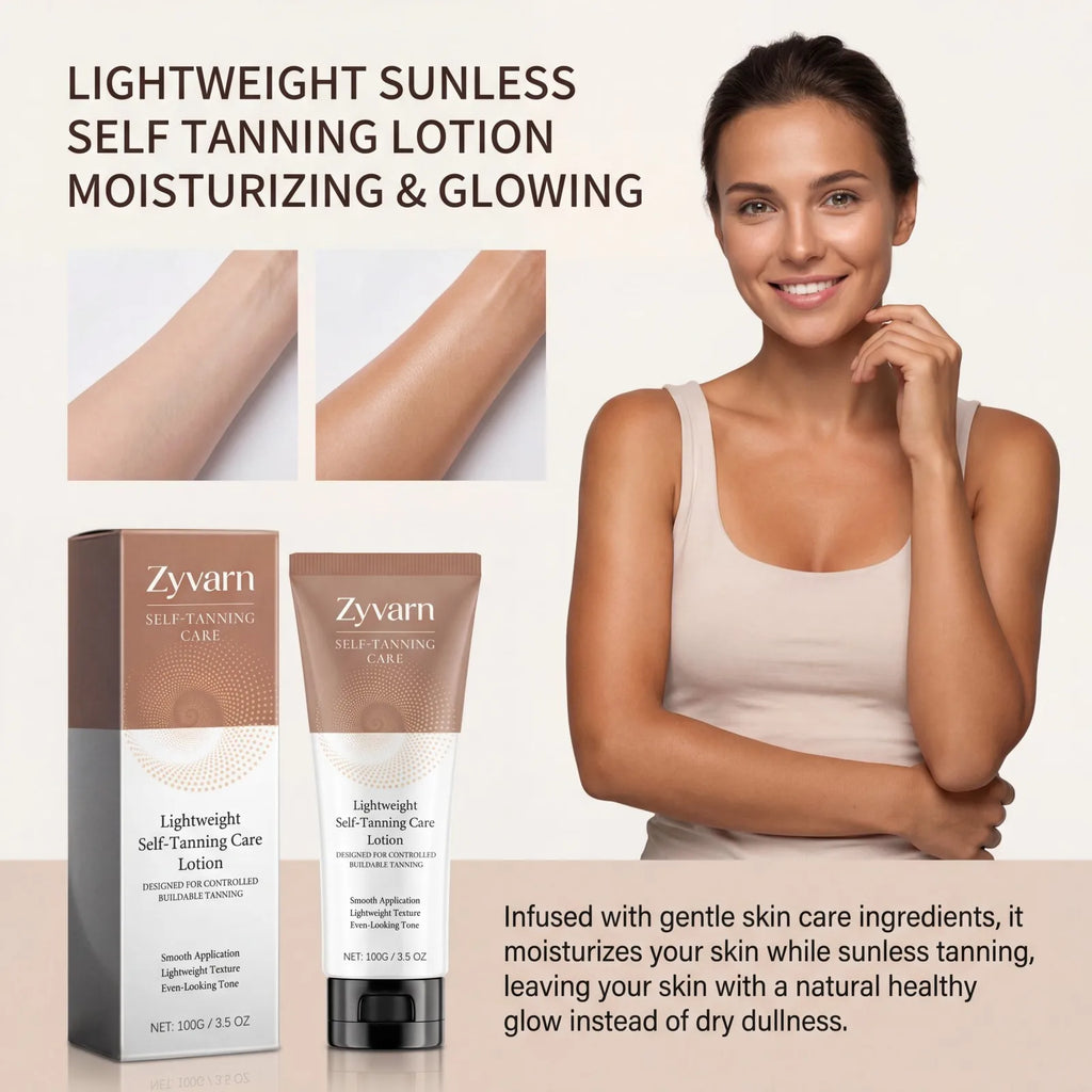 Self Tanning Lotion Sunless Tanner Natural Glow Buildable Tan Streak Free Hydrating Lightweight Even Bronze Non Greasy 100g Oasis Select