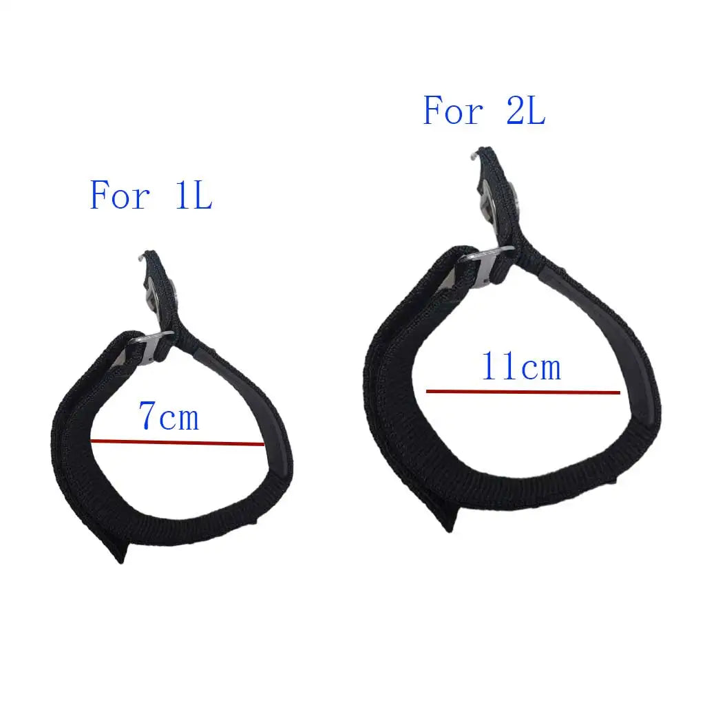 Scuba Diving Oxygen Cylinder Band for For 1L 2L Bottles Secure Compact Tank Bottle Strap with Screw Oasis Select