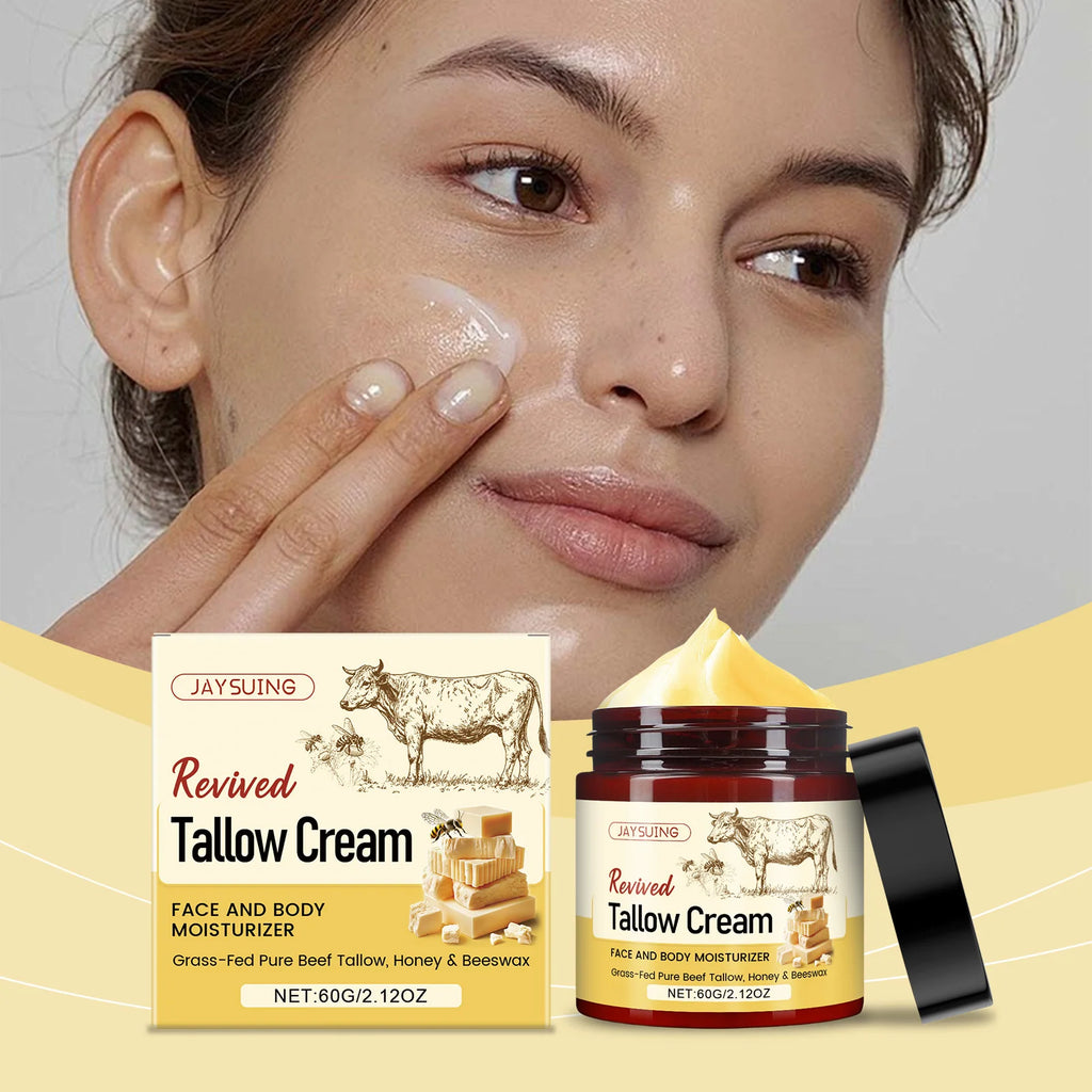 Tallow Honey Skin Moisturizing Cream Antioxidant Improve Skin Condition Repair Skin Barrier Massage Body Nourishment Body Lotion Oasis Select