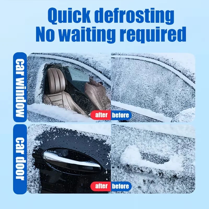 Car Windshield De-Icer Spray Kit – Fast Ice & Snow Melter