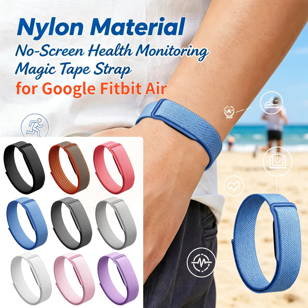 Woven Nylon Band Fitbit Air Strap Breathable Braided Watch Plastic Oasis Select