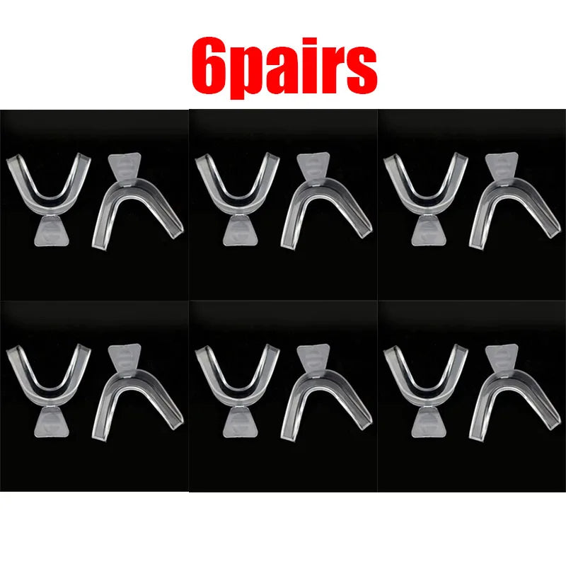 1/2/3/4/5/6pairs Transparent EVA Mouthguard - Breathable Sports Dental Protector For MMA, Boxing, Kickboxing, Taekwondo Training Oasis Select 6pairs
