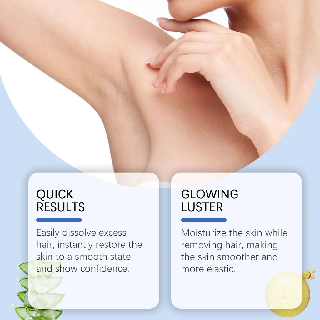 Body Hair Removal Spray Man Easy Permanent Hair Remover Clean Underarms Anti-Drying Prevent Black Spots Mild Depilatory Mousse Oasis Select