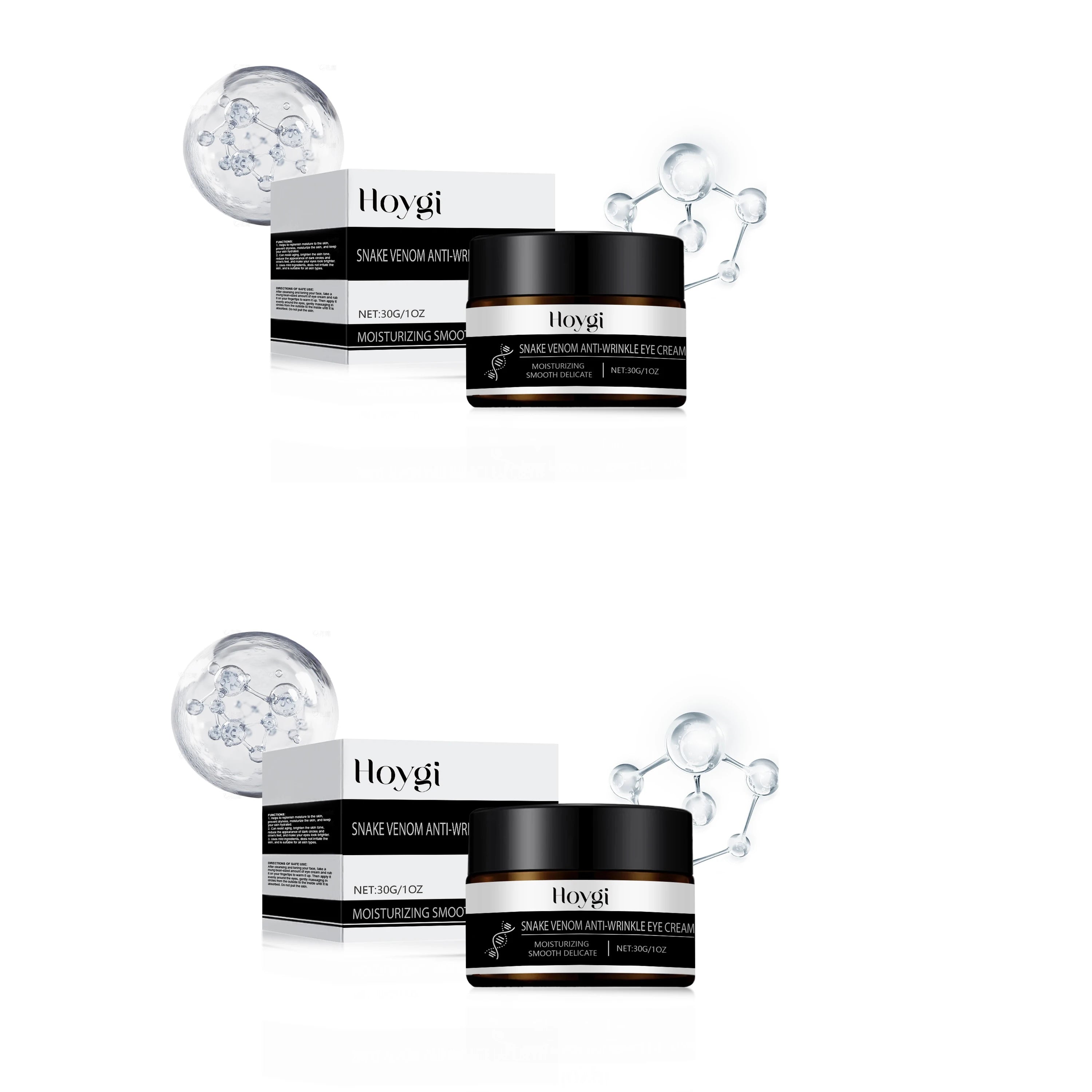 Snake Venom Peptide Eye Cream – Anti-Wrinkle & Dark Circles 30g Eye Cream Oasis Select 2pcs