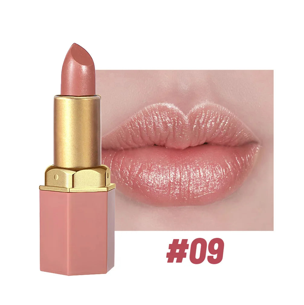 SAM SUGAR Gold Bar Glitter Lipstick – 6 Shades, Long Lasting