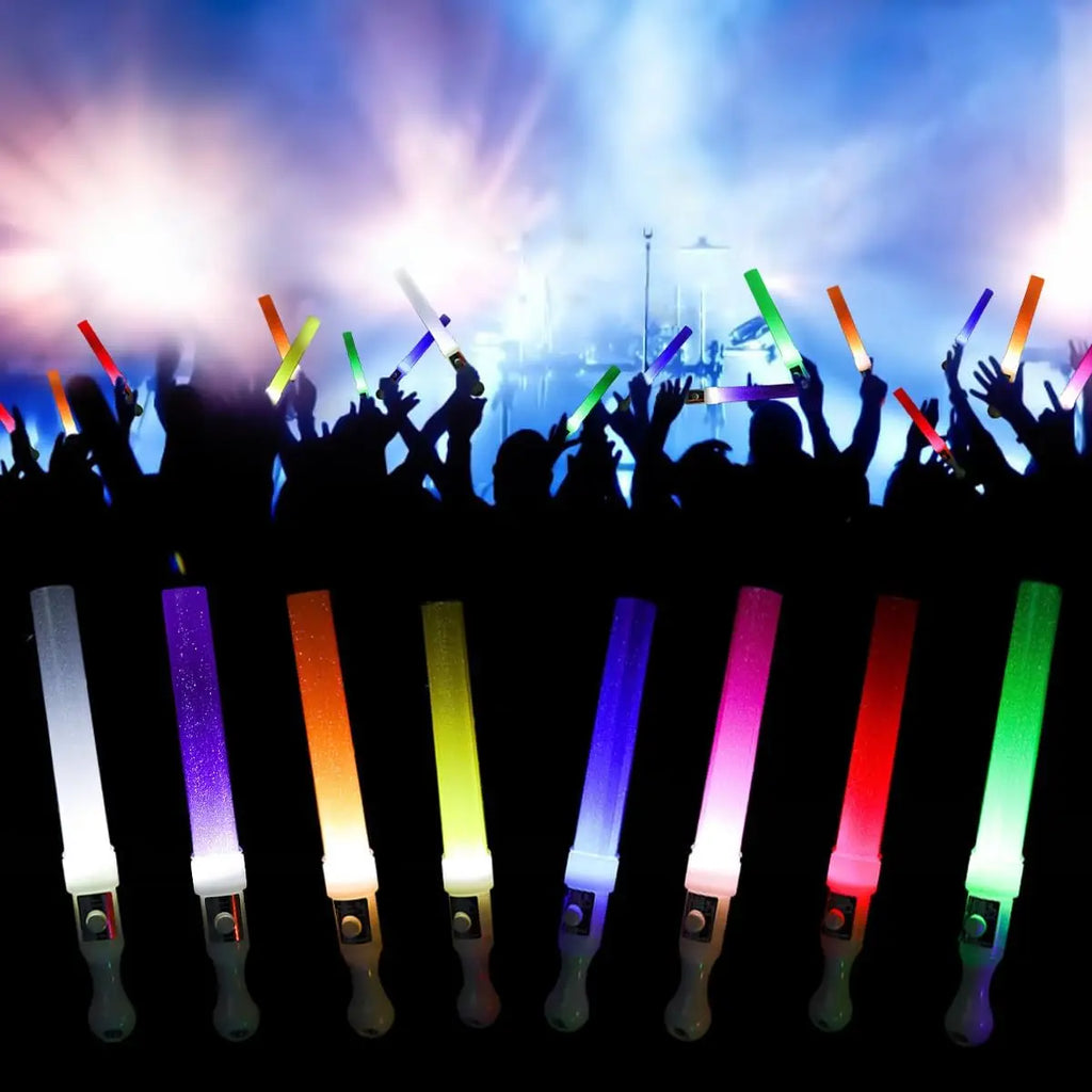 Glow Stick Star & Heart Light-Up Wand | Party Concert Baton