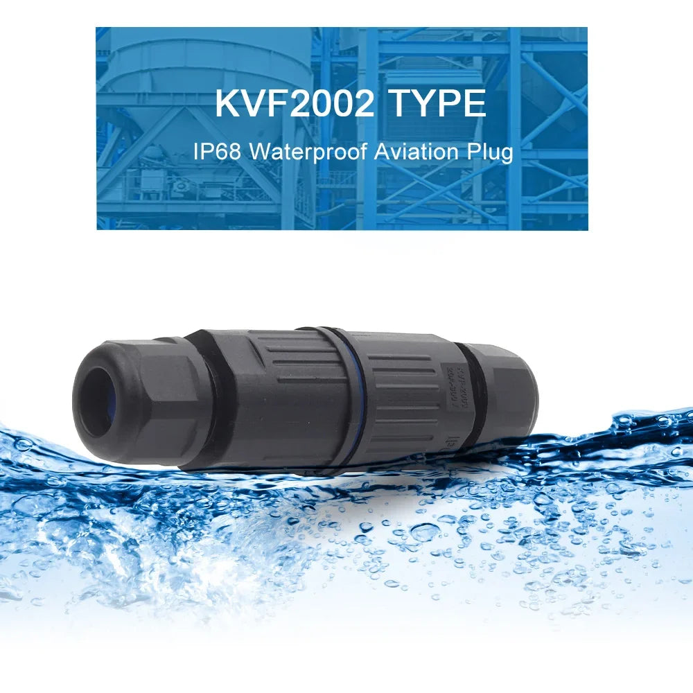 IP68 Waterproof Cable Connector Quick Connection 2 in 2 out 3 in 3 out 2/3 Pin Electrical Terminal Adapter Wire Connector Oasis Select