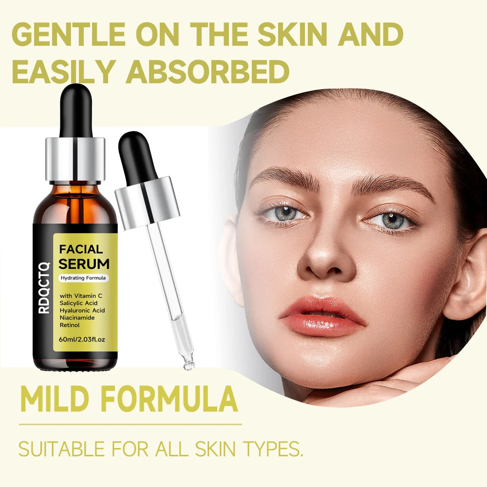 Vitamin C & Hyaluronic Acid Facial Serum – Niacinamide & Retinol Face Serum Oasis Select