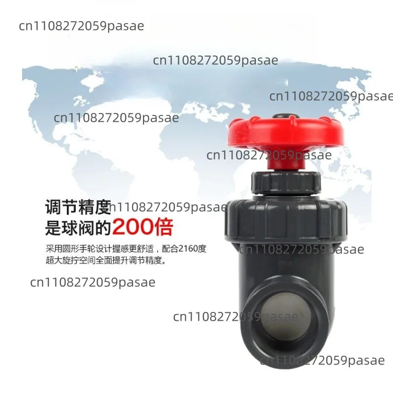 UPVC 32mm Gate Valve Connector – Garden Irrigation Pipe Fitting
