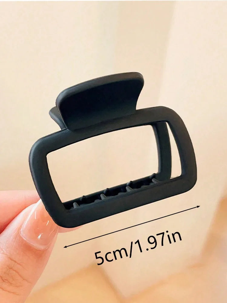 1/4PCS Women's Fashion Elegant Hair Clips Square Lightweight Hair Clips for Hairstyling Makeup Hair Claw Clips Shark Clips Oasis Select