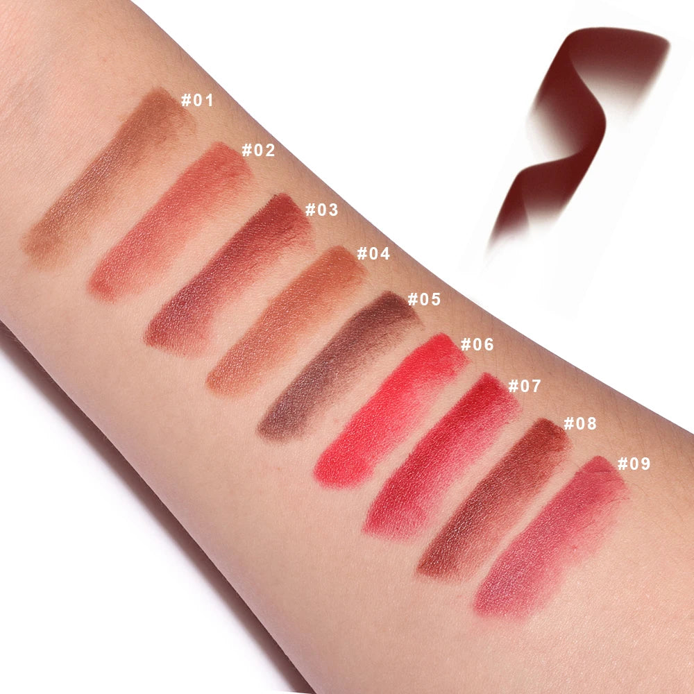 Matte Lip Gloss Lip Liner Lipstick, 1pcs Waterproof Velvet Long Lasting Non-Stick Cup, Nude Y2K Christmas Valentine's Day Gifts Oasis Select