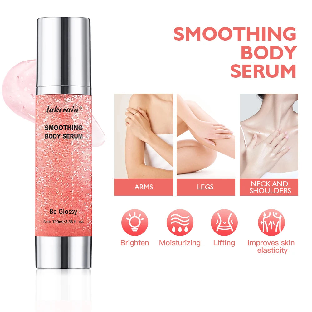 Smoothing Body Serum Face Serum Moisturizing brightning Vitamin E Hyaluronic Acid Facial Serum Shrink Pores BGlossy Body Serum Oasis Select