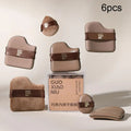6-Piece Mini Finger Powder Puff Set – Soft Makeup Blender Sponges Makeup Puff Set Oasis Select A