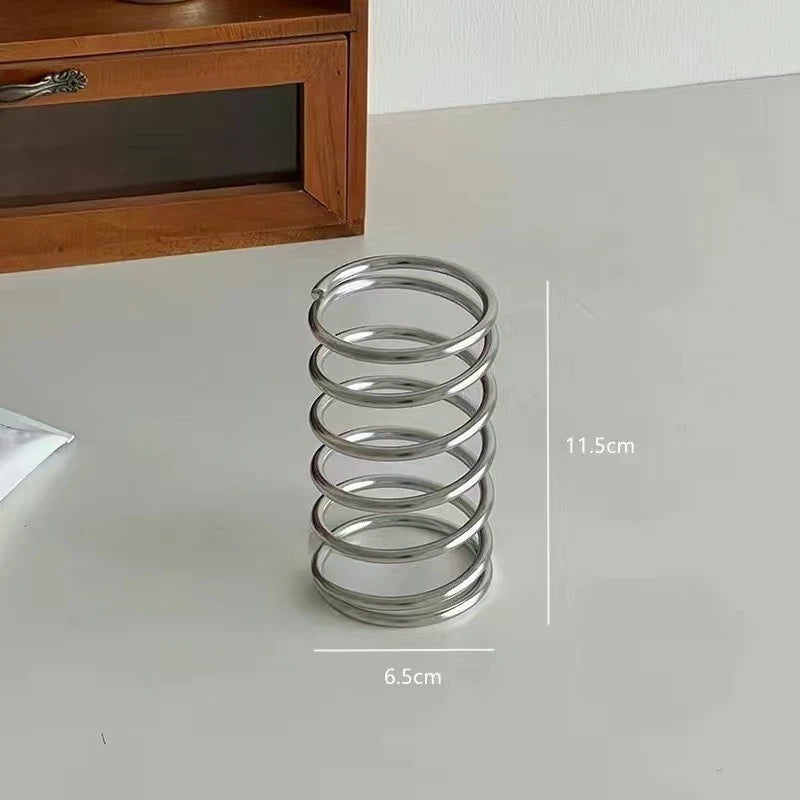 Stainless Steel Toothbrush Holder Bathroom Accessories Tool Toothpaste Makeup Brush Storage Rack Home Decoration Brush Holder Oasis Select L 4PCS
