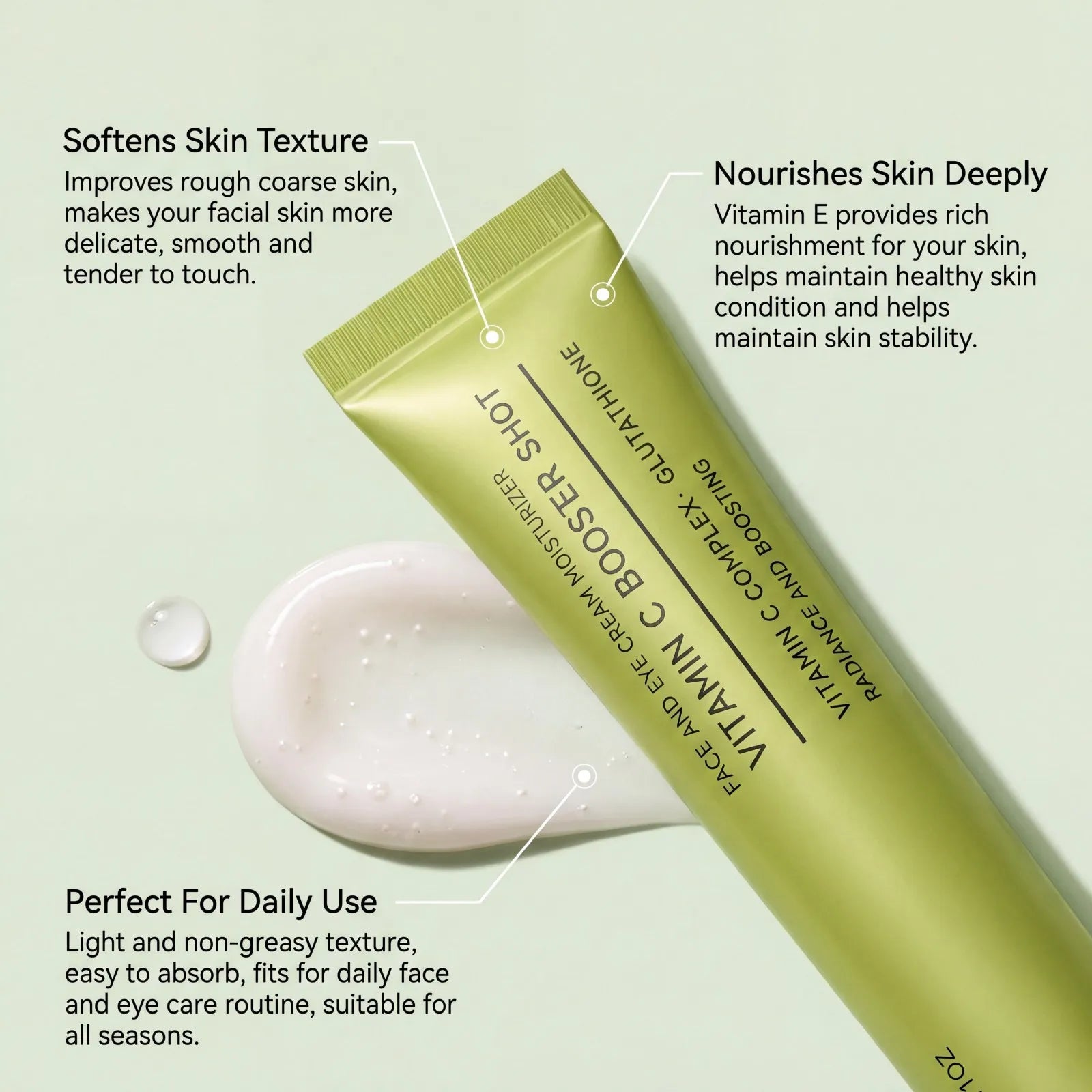 30g Niacinamide Moisturizing Cream Vitamin C Booster Shot Face Eye Cream Brightening Hydrating Smoothing Improves Fine Lines Oasis Select