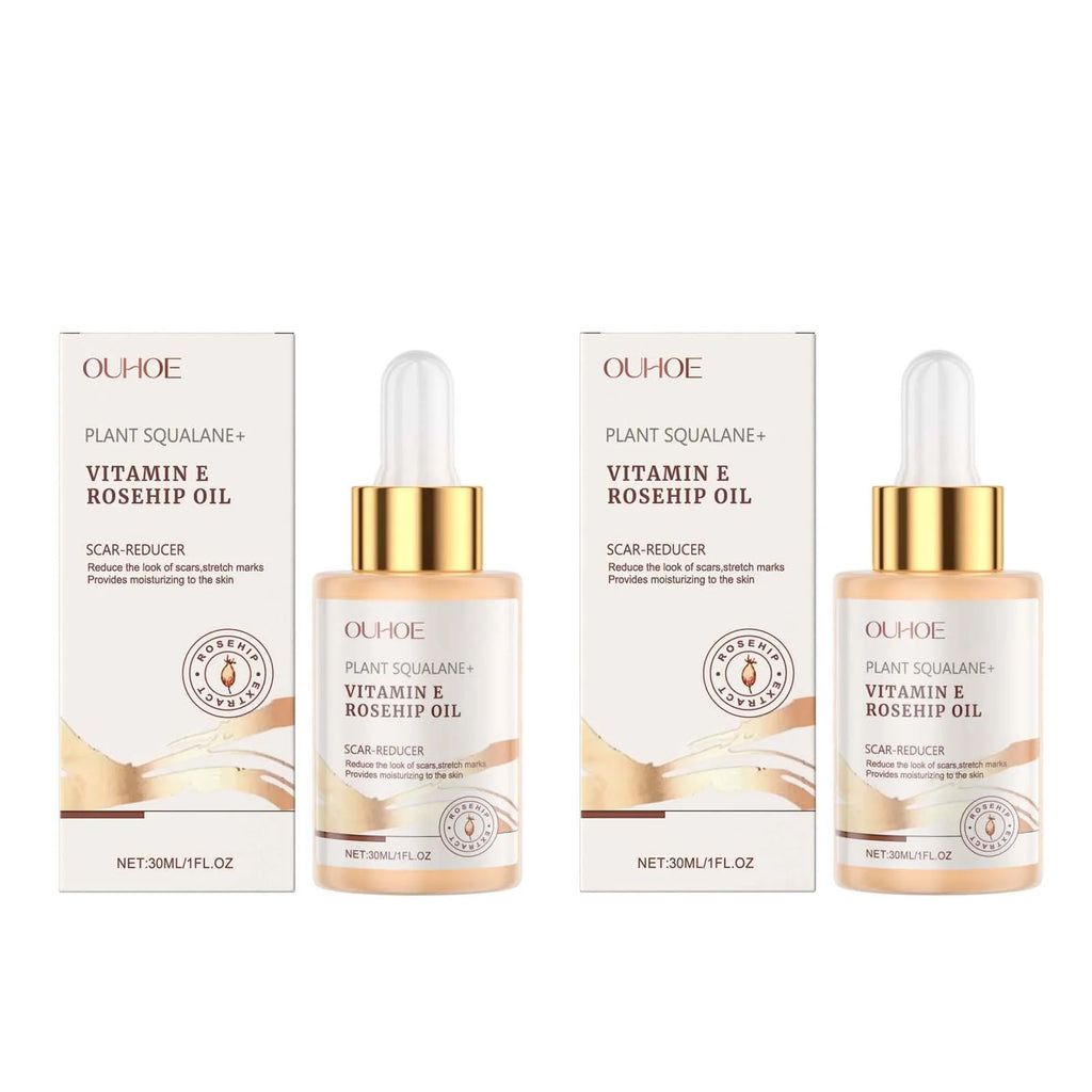 Moisturizing Squalane Rosehip Face Oil Lifting Firming Fade Fine Lines Smoothing Nourishing Skin Rejuvenation Facial Care Oil Oasis Select 2 x 30ml boxed