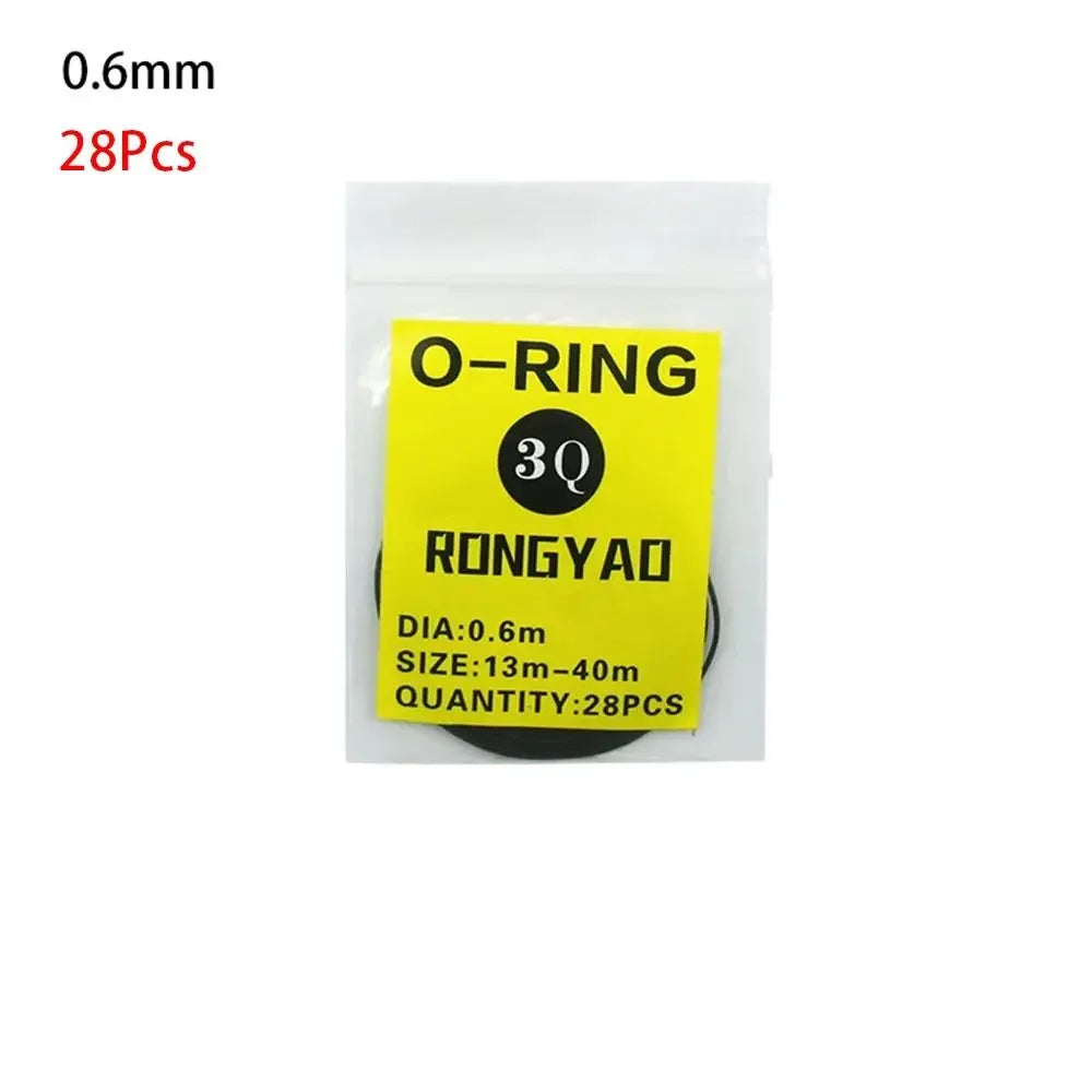 200Pcs/Set Repair Tools Rubber O-Ring Thickness 0.5mm/0.6mm Waterproof Watch Back Case Rubber Boxed for Watchmaker O-Ring Gasket Oasis Select 0.6mm