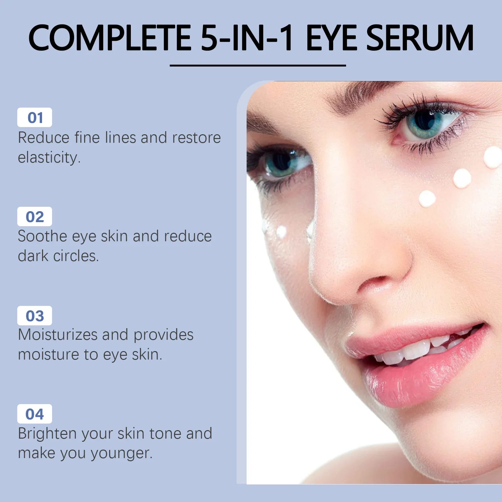 Hoygi Collagen 5-in-1 Eye Cream – Dark Circles & Fine Lines Firming Eye Cream Oasis Select