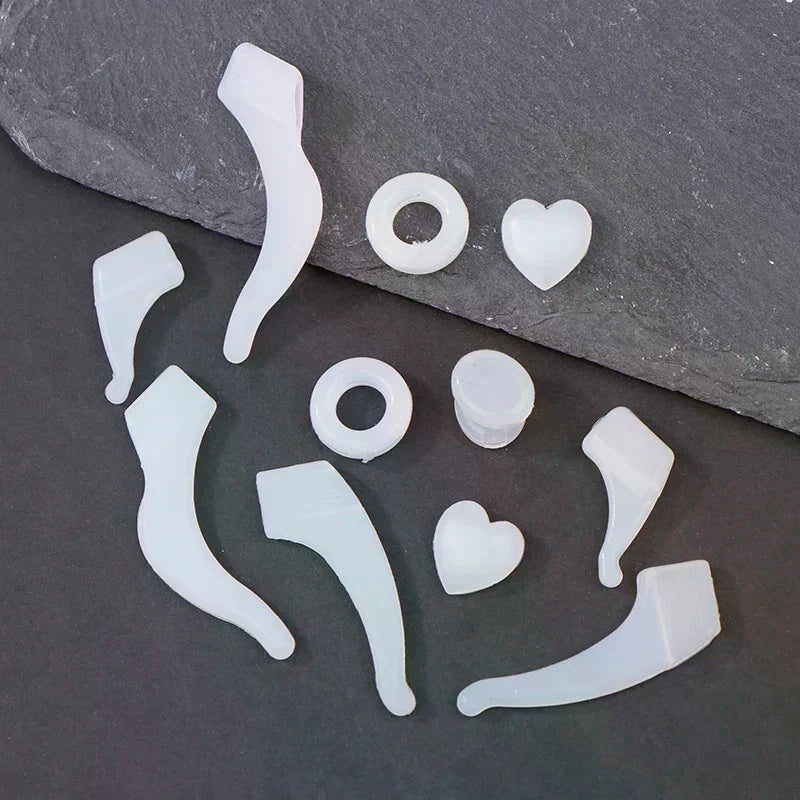 Anti-slip Silicone Ear Grip Glasses Eyeglasses Leg Ear Hook Stopper Bracket Fastener Accessories Temple Tip Eyewear Holder Oasis Select