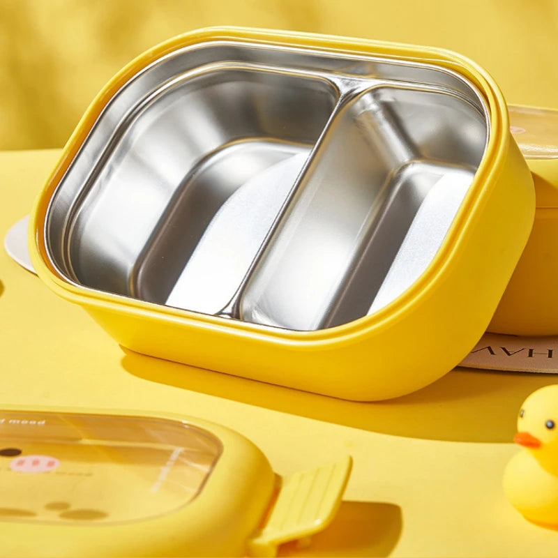 Portable 304 Stainless Steel Lunch Box For Kids Students Picnic Sealed Food Container Heatable Lunch box Kitchen Organizer Oasis Select