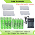 Yuform 1.5V AA & AAA Rechargeable Batteries + USB Charger