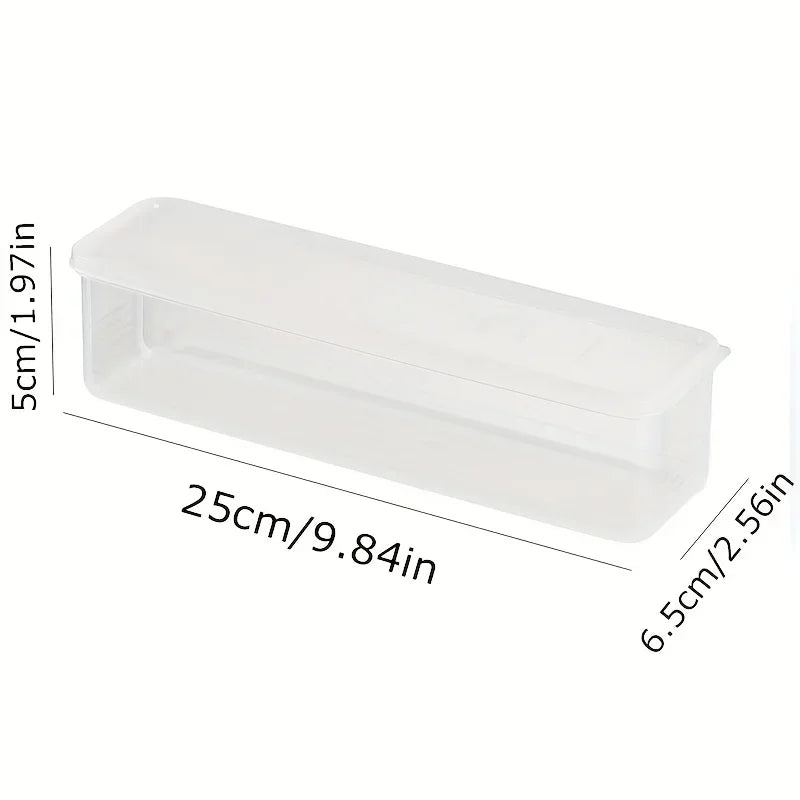 1/3/6pcs Refrigerator Side Door Storage Box Food Vegetable Fruit Eggs Fresh Organizer Household Kitchen Fridge Containers Boxes Oasis Select
