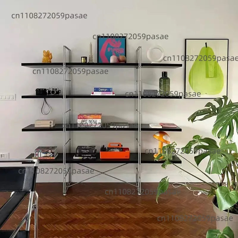 Floor-to-ceiling Storage Rack Frame, Multi-layer Simplicity, Decorative Wall Display Rack Frame Oasis Select black 170 32 157