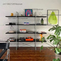 Floor-to-ceiling Storage Rack Frame, Multi-layer Simplicity, Decorative Wall Display Rack Frame Oasis Select black 170 32 157