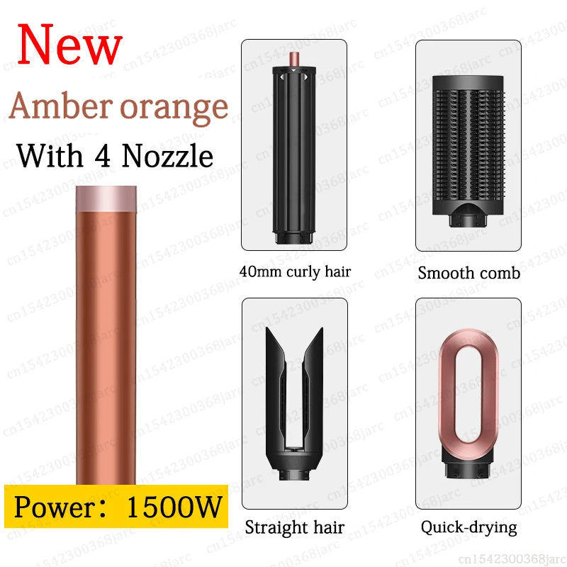 SenCiciMen X9 Multi Hair Styler Curling Iron Hair Hot Air Brush Curling Barrel Hair Dryer Salon Professional Curly Hair Styler Oasis Select New 4 in 1 Orange China Mainland UK