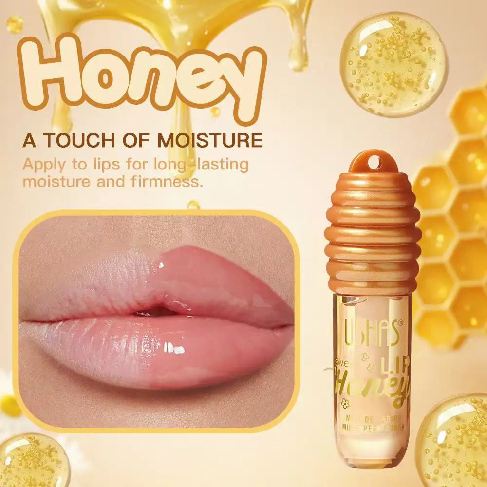 USHAS Honey Lip Oil – Glossy Finish & Moisturizing Lip Care